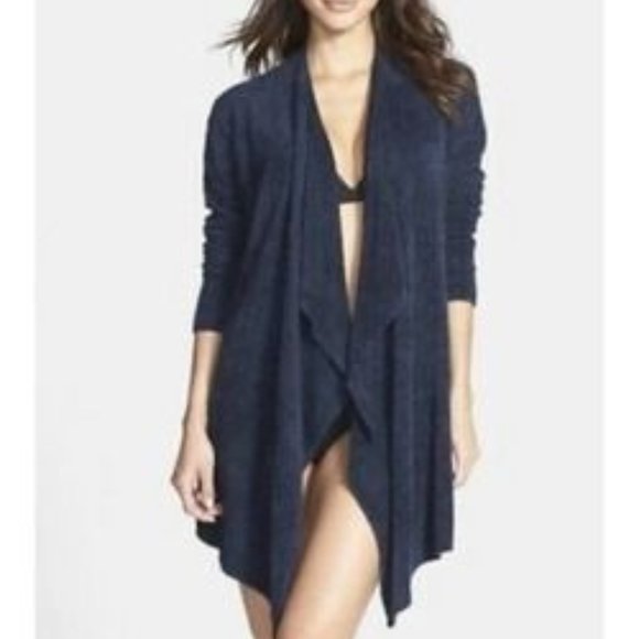 Barefoot Dreams ~Cozychic Lite Knit Island Wrap Cardigan - Picture 2 of 13